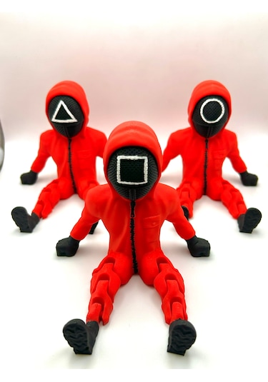 Squid Game Figürü 3'lü Set - 10 Cm