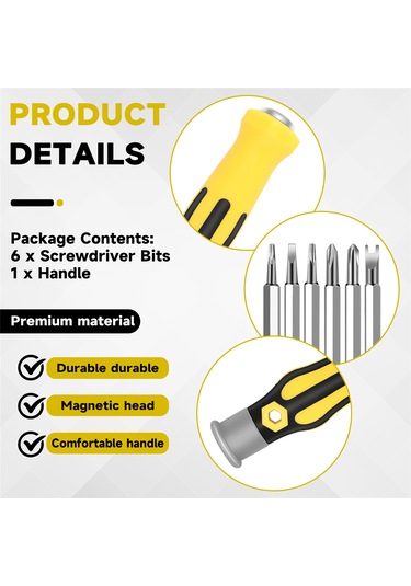 12'si 1 Arada Çok Fonksiyonlu Tornavida Seti Tornavida Özel Şekilli
