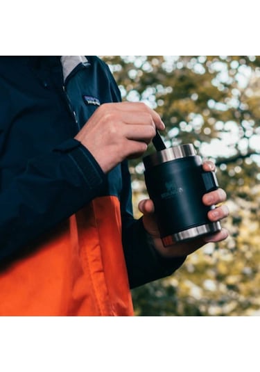 Stanley Klasik Kaşıklı Siyah 0.40 lt Çelik Yemek Termosu Çok Renkli