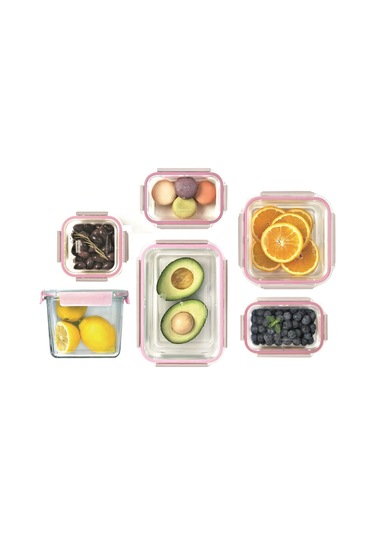 Glasslock Yuvarlak Cam Saklama Kabı 2000 ML