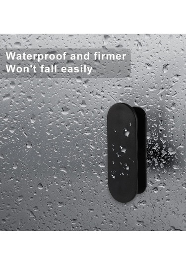 Paket Yapışkanlı Balkon Kapı Kolları, Dış Mekan Veranda Kapı Kolları, Mobilya Kolları, Cam Kapı Ve Pencere Kolları İçin Çekmece Kulpları - Siyah