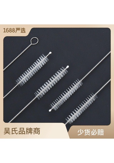 Nokta Naylon Saman Fırçası Fabrika Çocuk Süt Şişesi Test Tüpü Fırça Temizleme Fırçası Paslanmaz Steel304