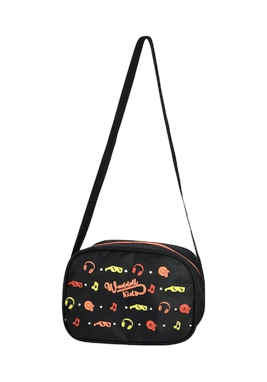 Waddel Siyah Dinazor Desenli Erkek Çocuk Okul Çantası İlkokul Çan