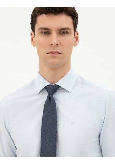 Pierre Cardin Erkek Açık Mavi Gömlek Basic 50285562-vr003 Açık Mavi