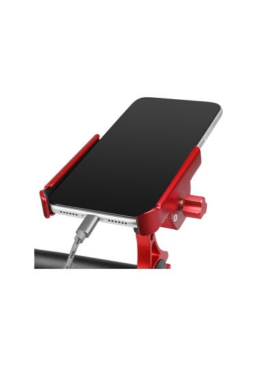 Cyclıngbox-yükseltilmiş Alüminyum Alaşım Bisiklet Cep Telefonu,ya18857r-1 Kırmızı