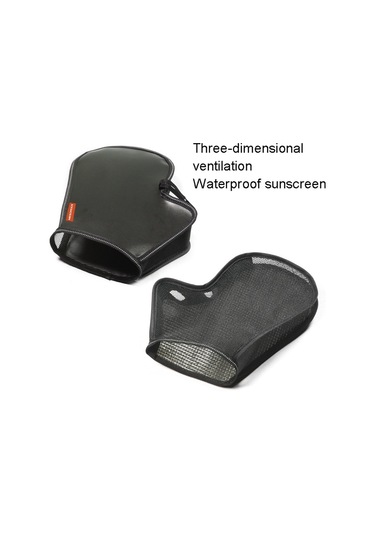 Sones Mesorock Mg1105 Elektrikli Bisiklet Güneş Koruyucu Eldiven Açık Yaz Gidon Başlığı, Boyut: Bir Boyut Siyah