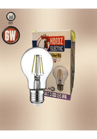 Horoz 001-015-0006 6w Led Filament Ampul Beyaz Işık