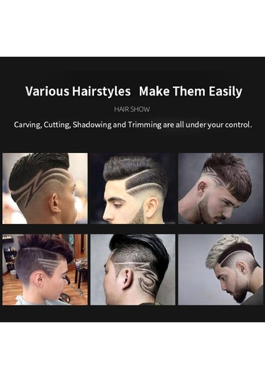 T9 Vintage Profesyonel Elektrikli Kablosuz Saç Kesici Tıraş Makinesi Erkekler İçin