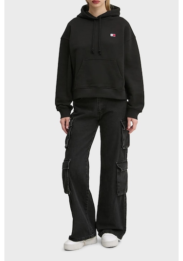 Tommy Jeans Bayan Sweat Dw0dw19414 Bds Siyah Siyah