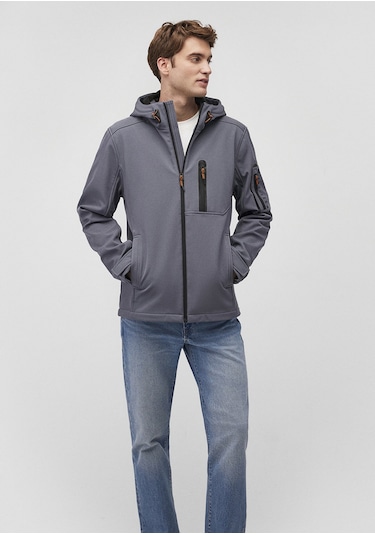 Mavi - Kapüşonlu Lacivert Ceket 0110264-80776 Lacivert