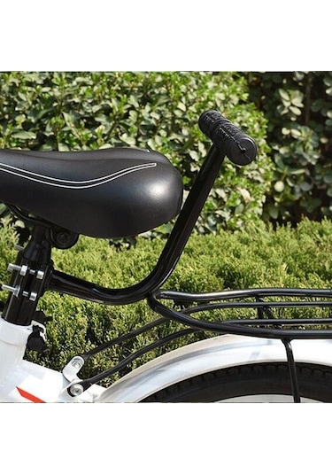 Novahub Bisiklet Arka Koltuk Kol Dayama, Çocuklar İçin Kayma Önleyici, Altın Gevşeme Korkulukları Altın