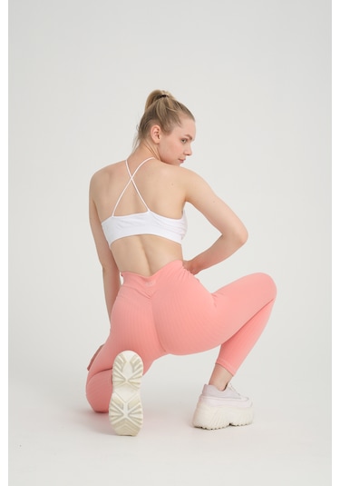 Yavru Ağzı Kalçası Büzgülü Kalça Şekillendirici Pushup Yüksek Bel Yavru Ağzı