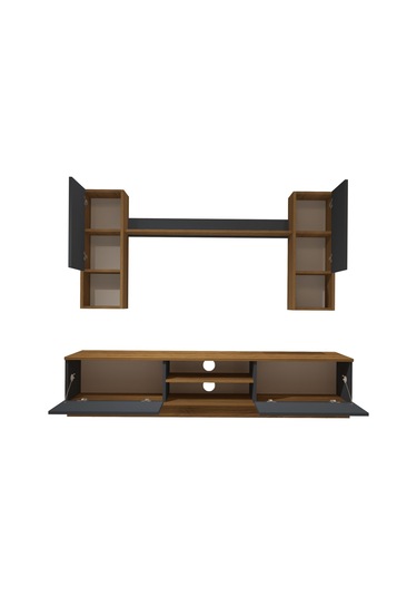 Decoraktiv Eko 5dab Mdf Dvd Tv Ünitesi Tv Sehpası Pera - Antrasit