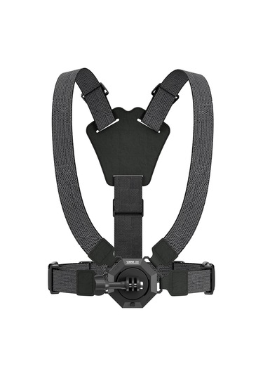 Jeemson Startrc Spor Kamera Göğüs Bandı, Manyetik Hızlı Çıkarma, Kolaysan, Fpv Kayıt, Gopro/ınsta360 Uyumlu, St-1120349 Siyah