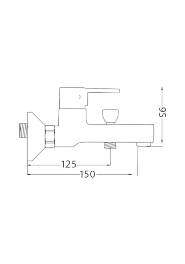 Güney Loft Black Banyo Bataryası 50506-S Siyah