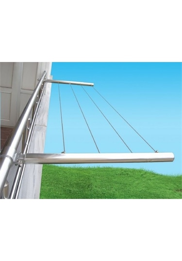 Küpeçte Balkon Alimünyum Askılık
