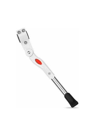 Pazly White Heavy Duty Adjustable Mountain Bike Bicycle Rim Spoke Side Rear Kick Stand White Beyaz