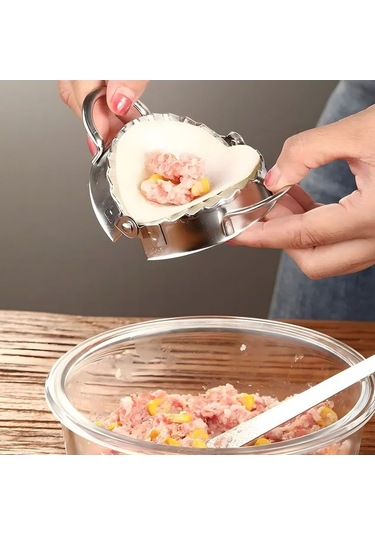 Besthome1 304 Gıda Grubu Paslanmaz Çelik Manti/çorba Manti Kalıbı - Gümüş Renkli, Sağlık Güvenliği Uygun Gümüş