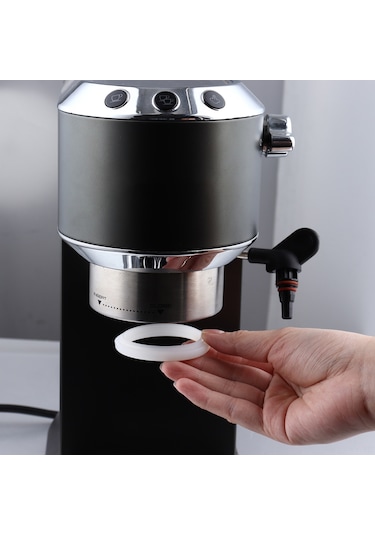 Shineyee Breville 450/870/878/880 Uyumlu 54mm Kahve Makinesi Filtre Kapağı Silikon O-ringi, 2 Adet Yemek Grubu Silikon, Dikdörtgen 6x6x0.8cm Bej