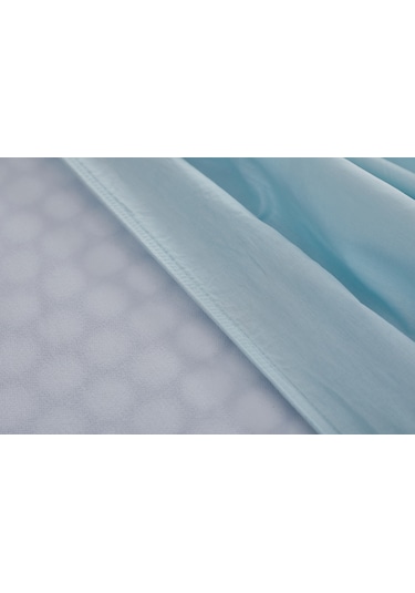Colourful Fitted Çarşaf Çift King Size - Mavi