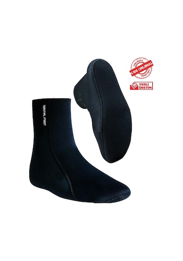 Termal Mest Çorap- Mes Abdest Çorabı Siyah