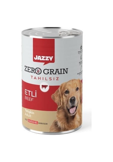 Jazzy Zero Grain Yetişkin Köpek Etli 380 Gr