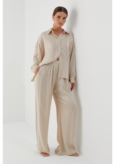 Dökümlü Oversize Takım Taş Taş