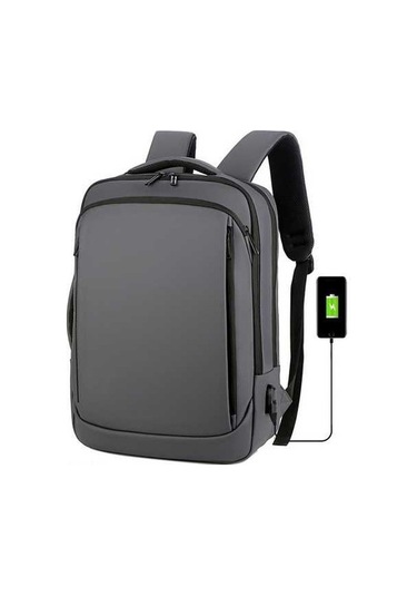 Maoyaya 2022 Yeni Çok Amaçlı Sırt Çantası - 15.6 İnç Laptop Çantası - Koyu Gri - Logo Baskılı - Şık Ve Rahat Gri, Günlük Kullanım İçin Mükemmel Gri