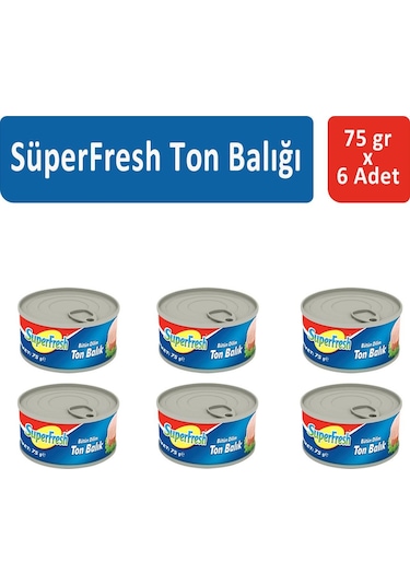 Superfresh Ton Balığı 6 x 75 G