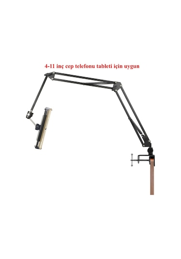Dailytech 360 Derece Uzun Kol Tablet Telefon Tutucu Stand Stant