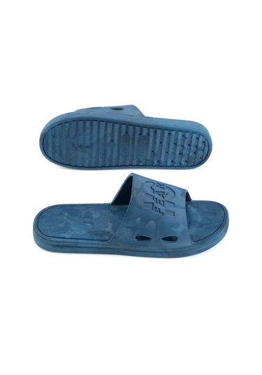 Gezer Yazlık Erkek No Fear Airblow Islak Zemine Uygun Günlük Ev Bahçe Havuz Terlik Lacivert