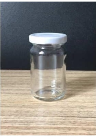 Mobilreyon 20 Adet 105 Cc Cam Kavanoz , Beyaz Kapaklı