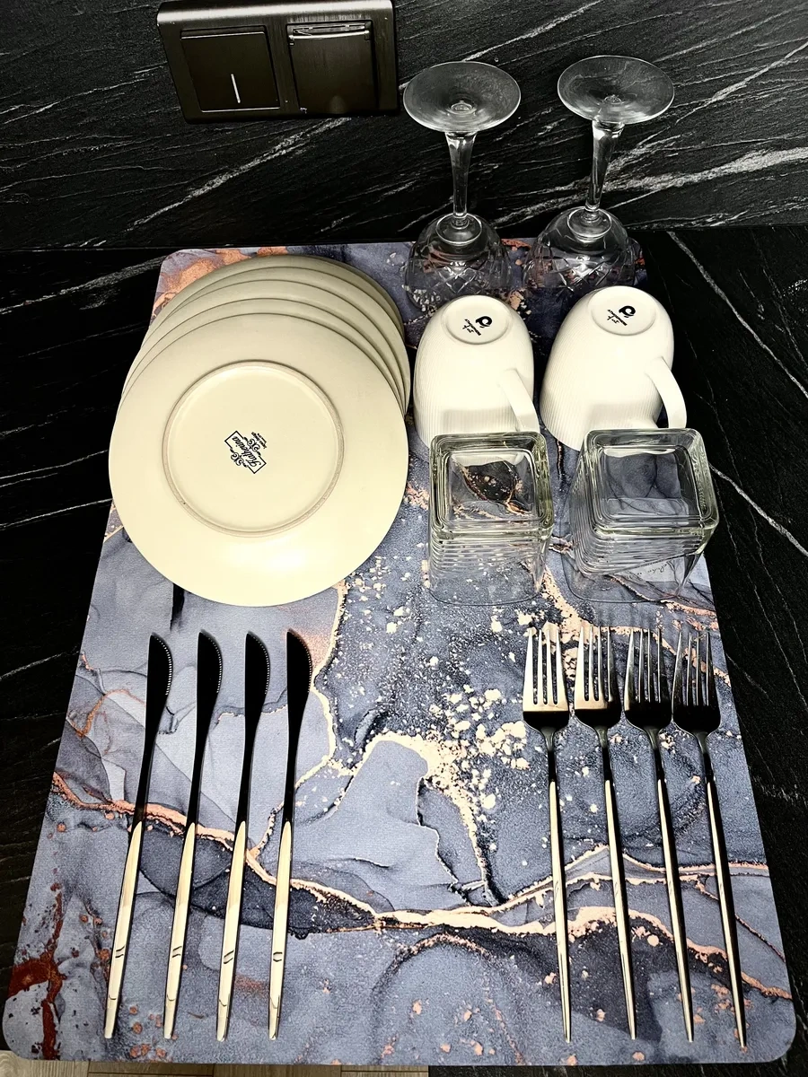 R&e Family Nanobükümlü Buharlı Bulaşık Paspası Emici 325610688 Gri