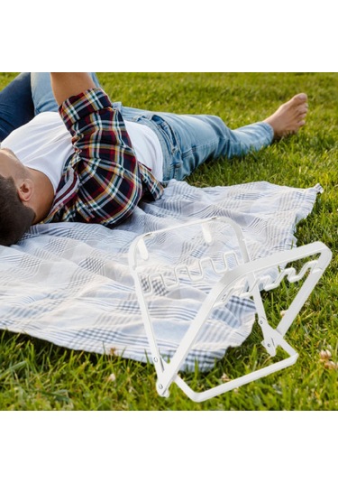 Suntek Kamp Çöp Torbası Tutucu Asılı Partileri Için Piknik Beyaz Beyaz