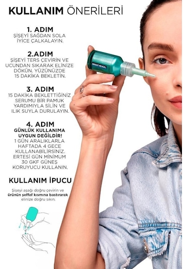 L'Oreal Paris Bright Reveal Koyu Lekelere Karşı Hızlı Etkili Yenileyici Peeling Serum 25 ML