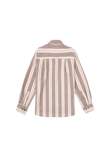 U.s. Polo Assn. Erkek Çocuk Gömlek Desenli 50316660-vr233 Bisküvi