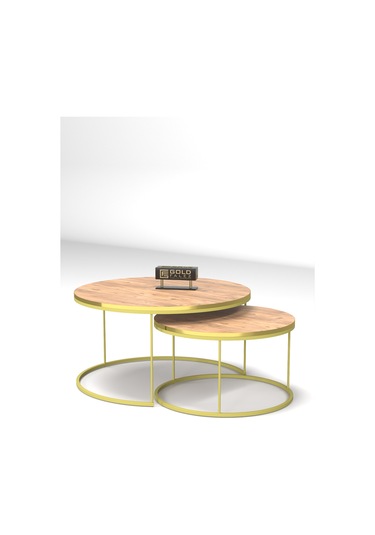 Orta Sehpa Ikili Lüx Specıal Gold Ceviz