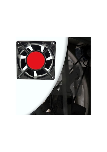 Homyl 12038 220 V Kasa Fanı Yüksek Gürültü 7 Bıçaklı