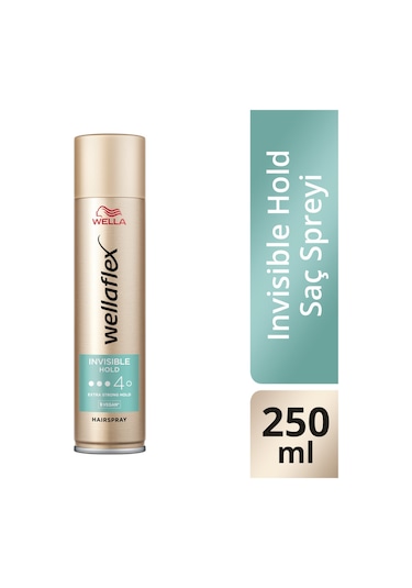Wellaflex Invisible Hold Görünmez Tutuş Sağlayan Saç Spreyi Extra Strong Hold 250 ML