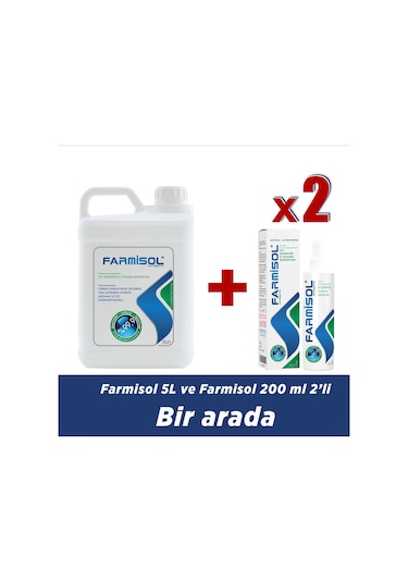 Farmisol Antiseptik 5 L + Farmisol Antiseptik 2 x 200 ML