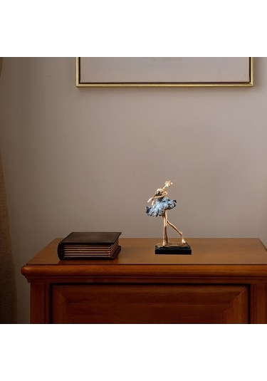 Opulentliving Suntek Kız Figürü Hediyesi Heykeli, Dekor Tv Standı, Orta Orta