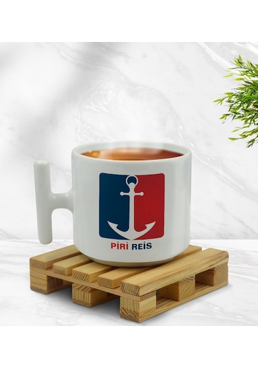 Bk Gift Kişiye Özel Tekne Marin Ve Denizcilik Tasarımlı T Kulplu Middle Kupa-4, Arkadaşa Hediye Kobitmeyencom33394 Bk Gift