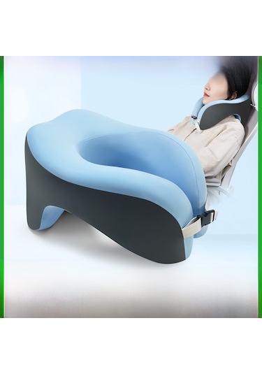 Xiyyadms Okul Ofis İçin Bellek Köpük Boyun Yastığı - Ergonomik U Şekilli, Yatma/baş Tutma Desteği, Pembe 28x24x17cm Pembe