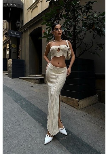 Mischa Cut Out Ajurlu Takım 9839 Çok Renkli