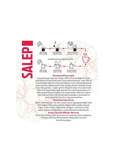 Oze Salep + Chai Tea Latte 2 x 250 G