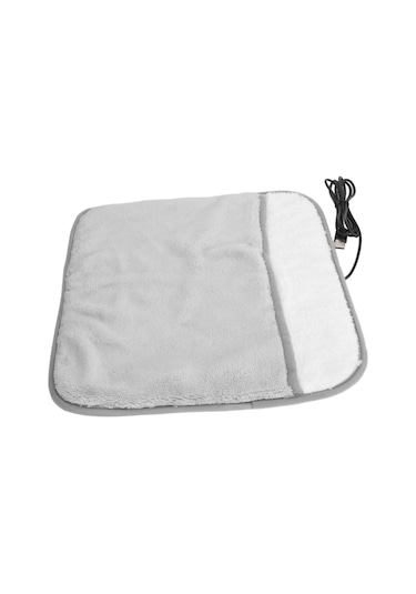 Dofolink Usb Doğrudan Tak Ve Kullandım, Süper Yumuşak Yünlü, Ev Ofis Kullanıma Uygun, Diz Ve Eller İçin De Uygun Isıtıcı Ayak Yastığı Wt23071205