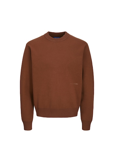 Jack & Jones Erkek Kazak 12261852 Kiremit Kiremit