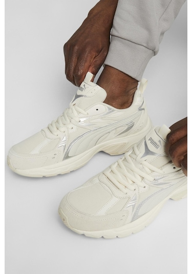 Puma Milenio Tech Suede Unisex Beyaz Spor Ayakkabı Beyaz