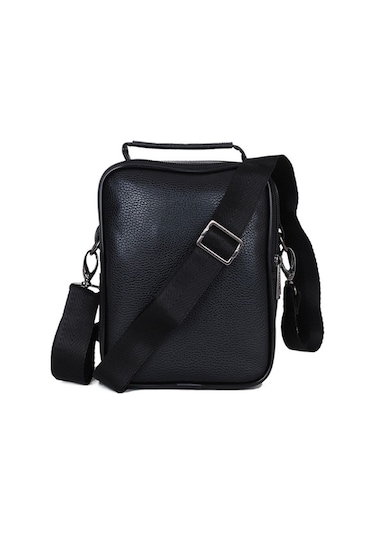 Siyah Erkek Us Polo Assn Silver Logo Erkek Çapraz Askılı Çanta Pl Siyah