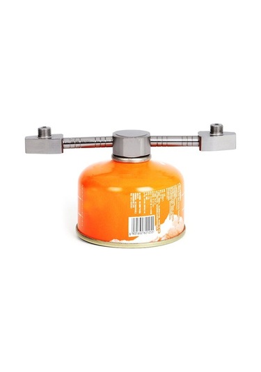 Novahub Kamp Gaz Tüpü Bağlantısı Hafif Adaptörü Dış Mekan Gaz Tüpü Aksesuarları Gümüş Gümüş